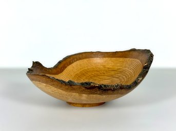 Albert D'Antonio Oak Burl Bowl
