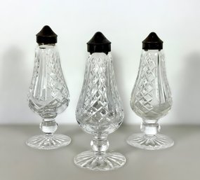 Set Of 3 Waterford Shakers