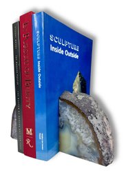 A Pair Of Geode Bookends