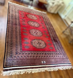 Hand-Tied Persian Area Rug - 7ft X 10ft