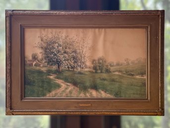 Philip Edward (P.E) Chillman Original Framed Watercolor