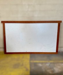 Custom Made Antique Pine Framed Bulletin Board