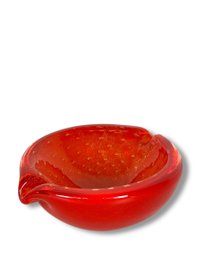 Vintage Murano Art Glass Ashtray