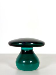Swedish Mushroom Art Glass Sculpture