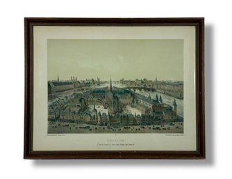 Felix Benoist (1818-1896) Lithograph - Paris In 1650