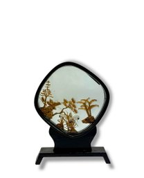 Japanese Cork Carved Diorama Display