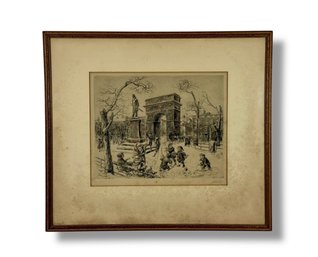 John Sloan (1871-1951) NYC Etching