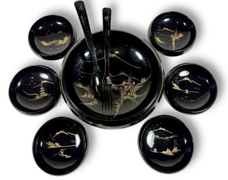 Japanese Lacquerware Serving Set