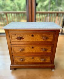Victorian Birds Eye Maple 3-Drawer Chest