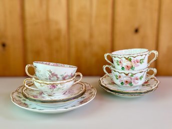 Lot Of Haviland France 'limoges' Tea Cups & Saucers
