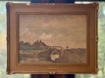 Marius Gidding (1863-1925) Framed Watercolor