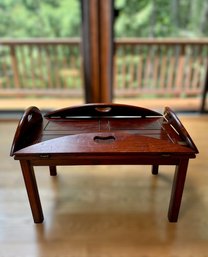Solid Mahogany Butler's Table
