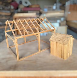 Architecturally Correct 250-300 Year Old Resawn Chestnut & White Pine Barn Model