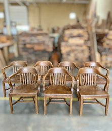 (7) 1940s Banker Arm Chairs - Boling Chair Co.