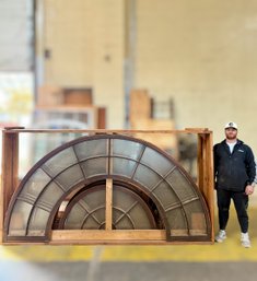 (6) 1900s Palladium Arched Windows From Deep River Town Hall