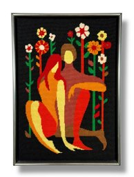 Mid-Century Needlepoint Artwork