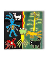 Indigenous Folk Art Trivet