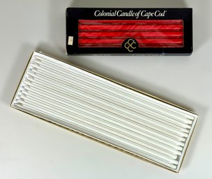 Grouping Of Vintage Taper Candles