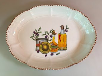 Italian Ceramic Serving Platter