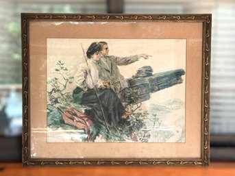 Howard Chandler Christy Framed Lithograph