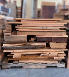 Mixed Grouping Of White Pine, Chestnut, Cedar, Cherry & Oak