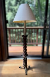 Twisted Oak Floor Lamp