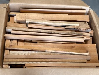 Large Box Of 250-300 Year Old Resawn Chestnut & White Pine