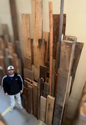 Mixed Grouping Of 100 Year Old White Pine, Chestnut & Oak