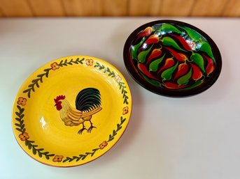 Lot Of (2) Decorative Bowls