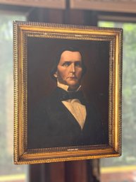 19th C. Oil On Canvas Portrait