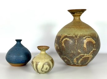 Grouping Of Mid-Century Pottery Vases