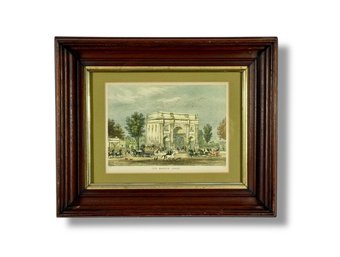 19th C. Aquatint Engraving - The Marble Arch