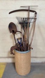 Grouping Of Antique Farm Tools