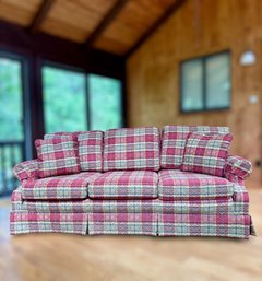 Hitchcock Plaid Upholstered Sofa