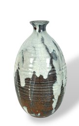 Extra Large Mid-Century Stoneware Studio Pottery Vase