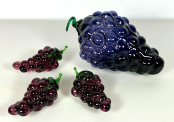 Grouping Of Glass Grapes