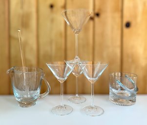 7-Piece Crystal Martini Set