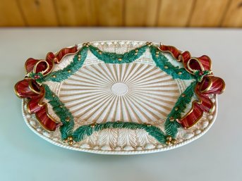 Fitz And Floyd Decorative Holiday Platter