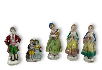 (5) 1950s 'Occupied Japan' Porcelain Figures