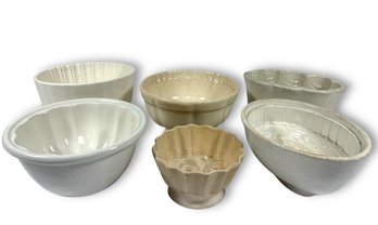 (6) 19th C Baking Molds