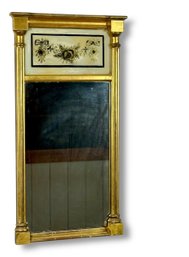 Hand Gilted Eglomise Federal Mirror