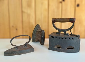 Lot Of (3) Cast Iron Presses