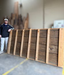 250 Year Old White Pine Barn Beam Veneer - An Epic Table Top