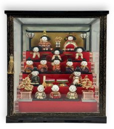 Display Featuring Japanese 'Hina Dolls'