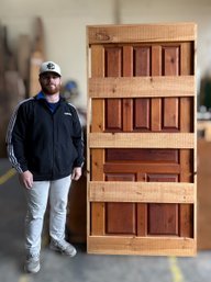200 Year Old Resawn Raised Panel Door
