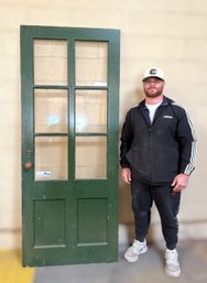 1920s Douglas Fir 6-Lite 2-Panel Door