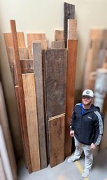 Mixed Grouping Of 100 Year Old White Pine, Chestnut & Oak