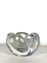 Signed Daum Crystal Bowl