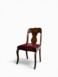 Empire Period Side Chair - Needlepoint Seat