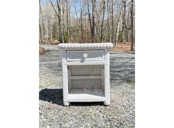 Wicker One Drawer Stand